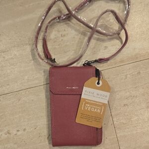 New Pixie Mood Vegan Rae Red Bean Phone Crossbody Versatile Bag